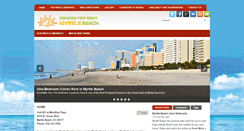 Desktop Screenshot of condosforrentmyrtlebeach.com